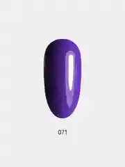 Гель-лак LuckyLak classic 8g № 071, ярко сиреневый фиолетовый для маникюра и педикюра