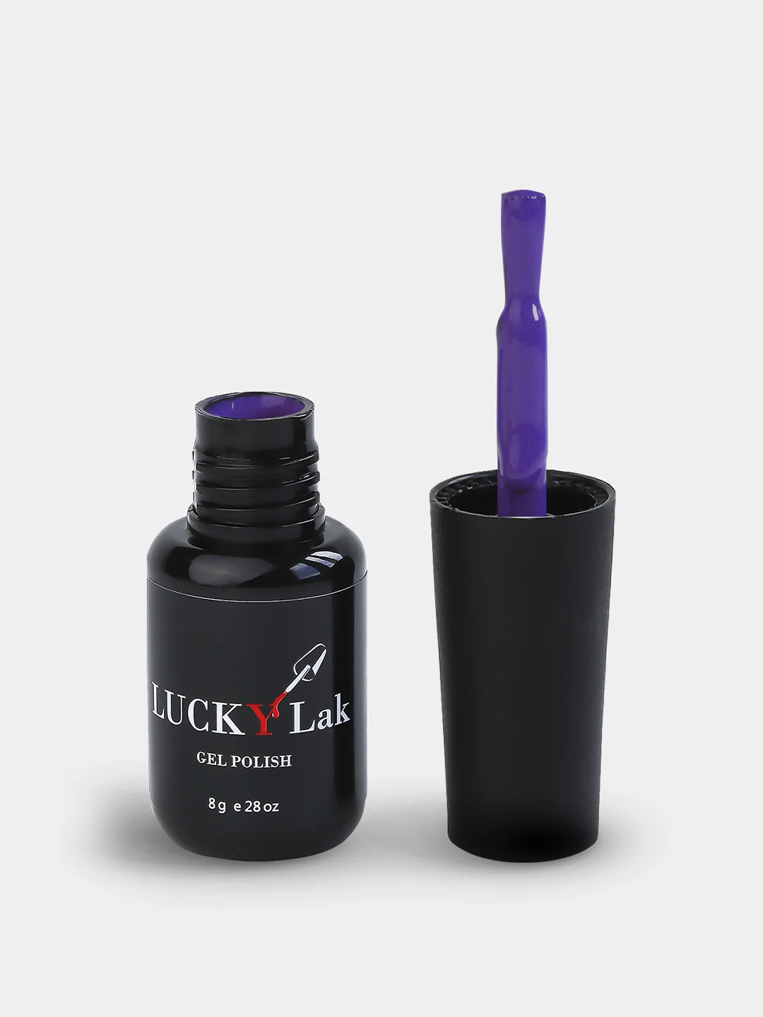 Гель-лак LuckyLak classic 8g № 071, ярко сиреневый фиолетовый для маникюра и педикюра