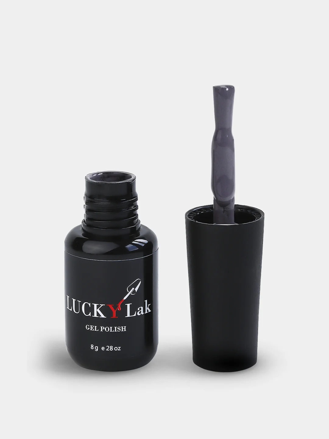 Гель лак для ногтей, гель-лак LuckyLak FL №101 8g сине-черный для маникюра и педикюра