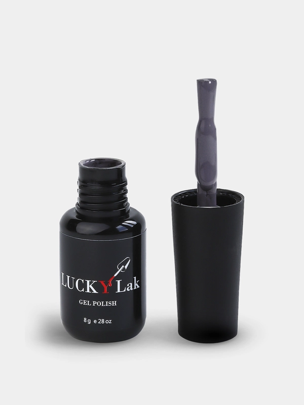 Гель лак для ногтей, гель-лак LuckyLak FL №101 8g сине-черный для маникюра и педикюра