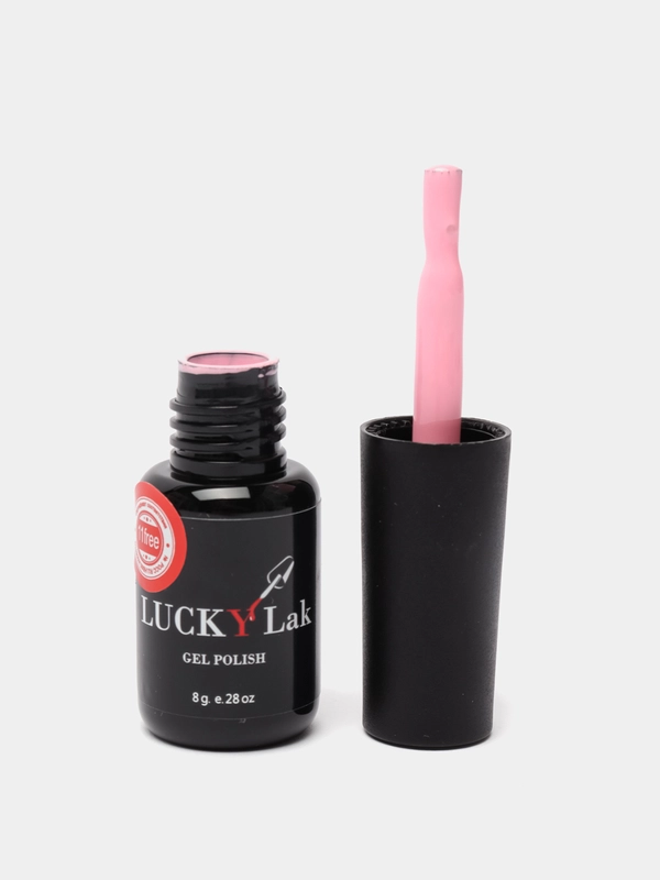 Гель лак для ногтей, гель-лак LuckyLak FL №054, 8g розовый натуральный френч нюдовый