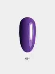 Гель лак для ногтей LuckyLak FL №091, 8g яркий насыщенный сиреневый аметист фиолетовый