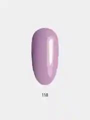 Гель лак для ногтей LuckyLak FL №118, 8g сиреневый лак для маникюра и педикюра
