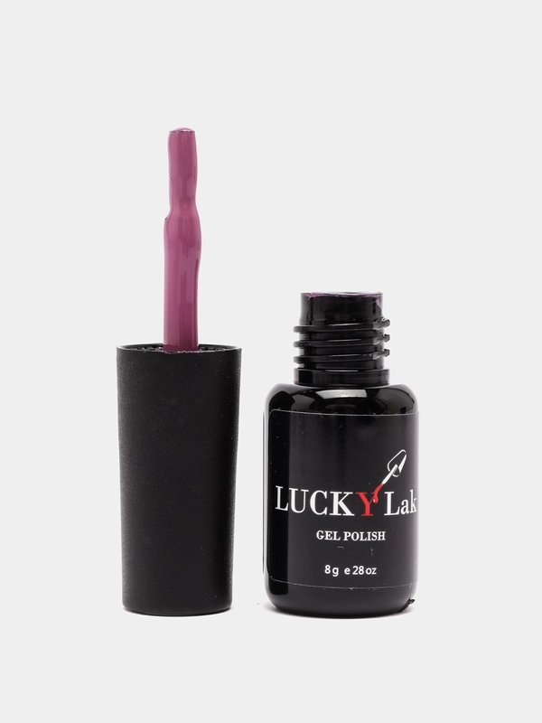 Гель лак для ногтей LuckyLak FL №118, 8g сиреневый лак для маникюра и педикюра