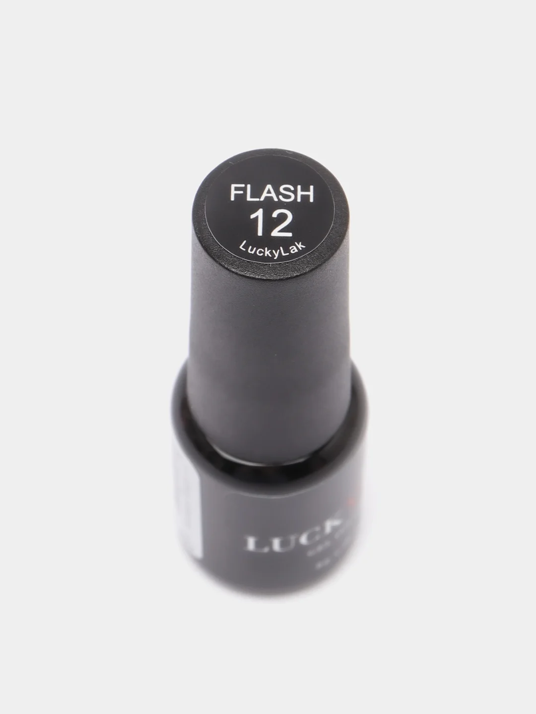Гель-лак, гель лак для ногтей LuckyLak Flash №12, светоотражающий с блестками, с шимером