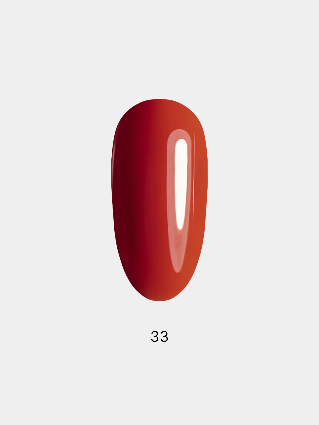 Гель лак для ногтей LuckyLak Edition №33 10g красный теплый подтон для маникюра и педикюра