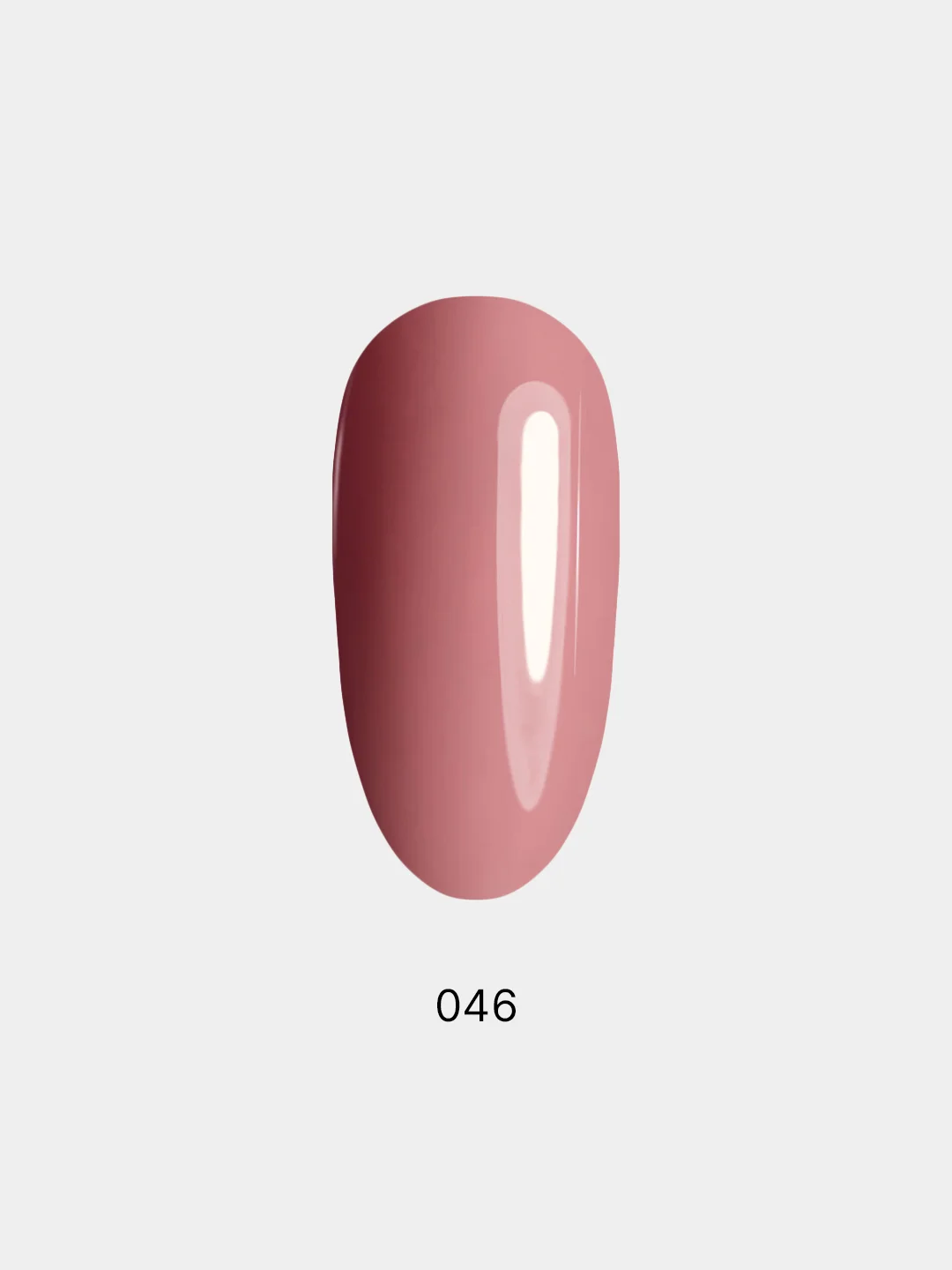 Гель-лак для ногтей LuckyLak FL №046, 8 g, нежно-розовый нюд, натуральный лак для маникюра