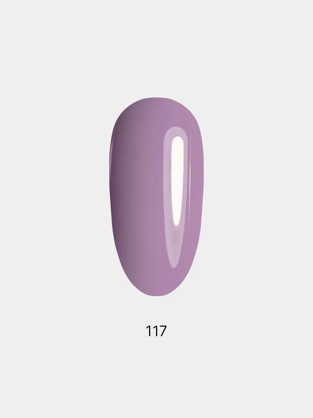 Гель лак для ногтей LuckyLak FL №117 8g сиреневый нежно-лиловый для маникюра и педикюра