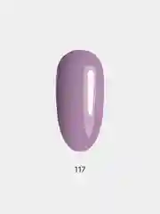 Гель лак для ногтей LuckyLak FL №117 8g сиреневый нежно-лиловый для маникюра и педикюра