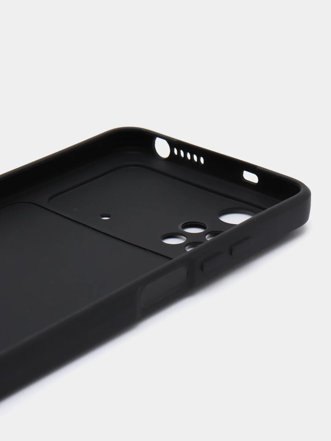 Черный чехол Xiaomi Poco M4 Pro 4G (Сяоми Поко М4 Про 4Г), прозрачный