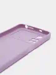 Сиреневый чехол Xiaomi Poco M4 Pro 4G (Сяоми Поко М4 Про 4Г), прозрачный