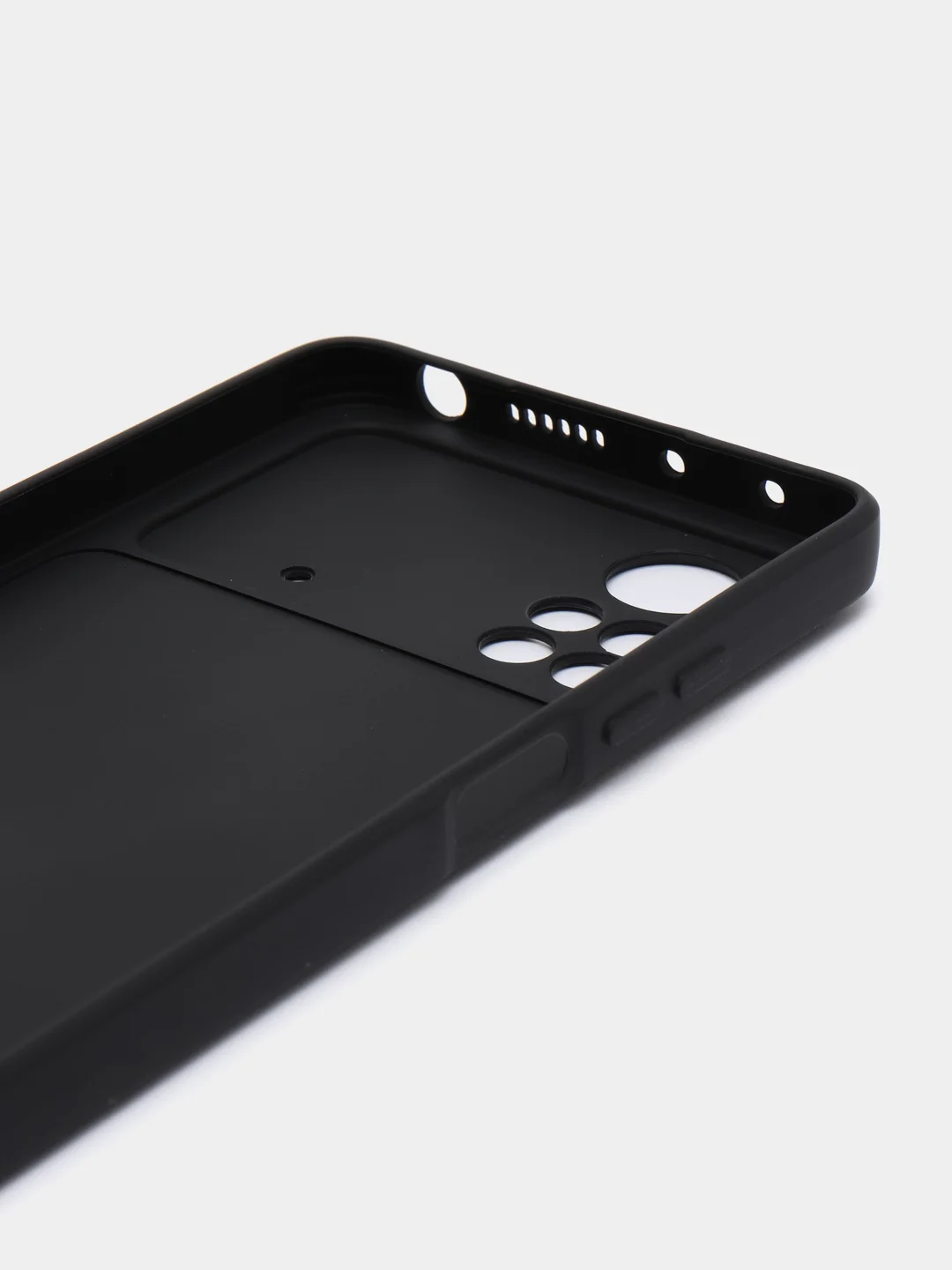 Черный чехол для Xiaomi Poco X4 Pro 5G (Сяоми Поко Х4 Про 5 Джи), силиконовый