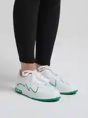 Зеленый женские кроссовки, белые