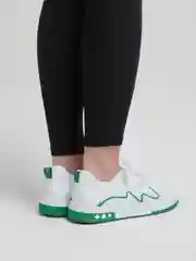 Зеленый женские кроссовки, белые