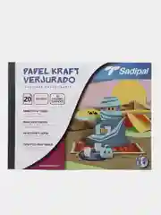Цветная крафт-бумага Sadipal Verjurado, 20 листов