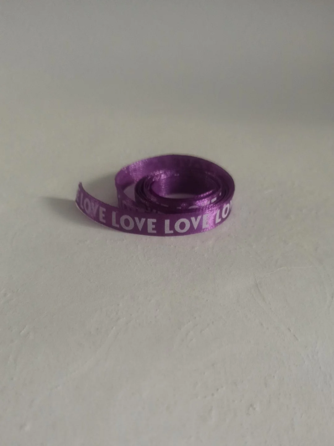Бирюзовый атласная лента "Love", 10 мм