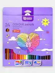 Карандаши цветные Schoolformat "Сказочные единорожки", шестигранные