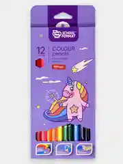 Карандаши цветные Schoolformat "Сказочные единорожки", шестигранные