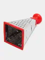 Красный терка кухонная для овощей из нержавеющей стали