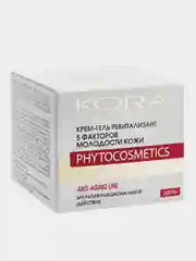 Крем-гель KORA ревитализант, 5 факторов молодости кожи