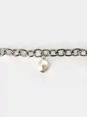 Серебряный браслет на руку, с крупным плетением