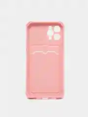 Розовый чехол для iPhone 11, 12, 13, Pro, Max, с карманом и защитой камеры