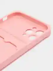 Розовый чехол для iPhone 11, 12, 13, Pro, Max, с карманом и защитой камеры