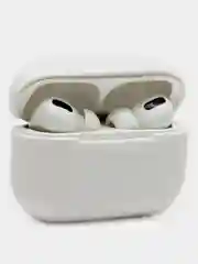 Белый силиконовый чехол для наушников AirPods Pro