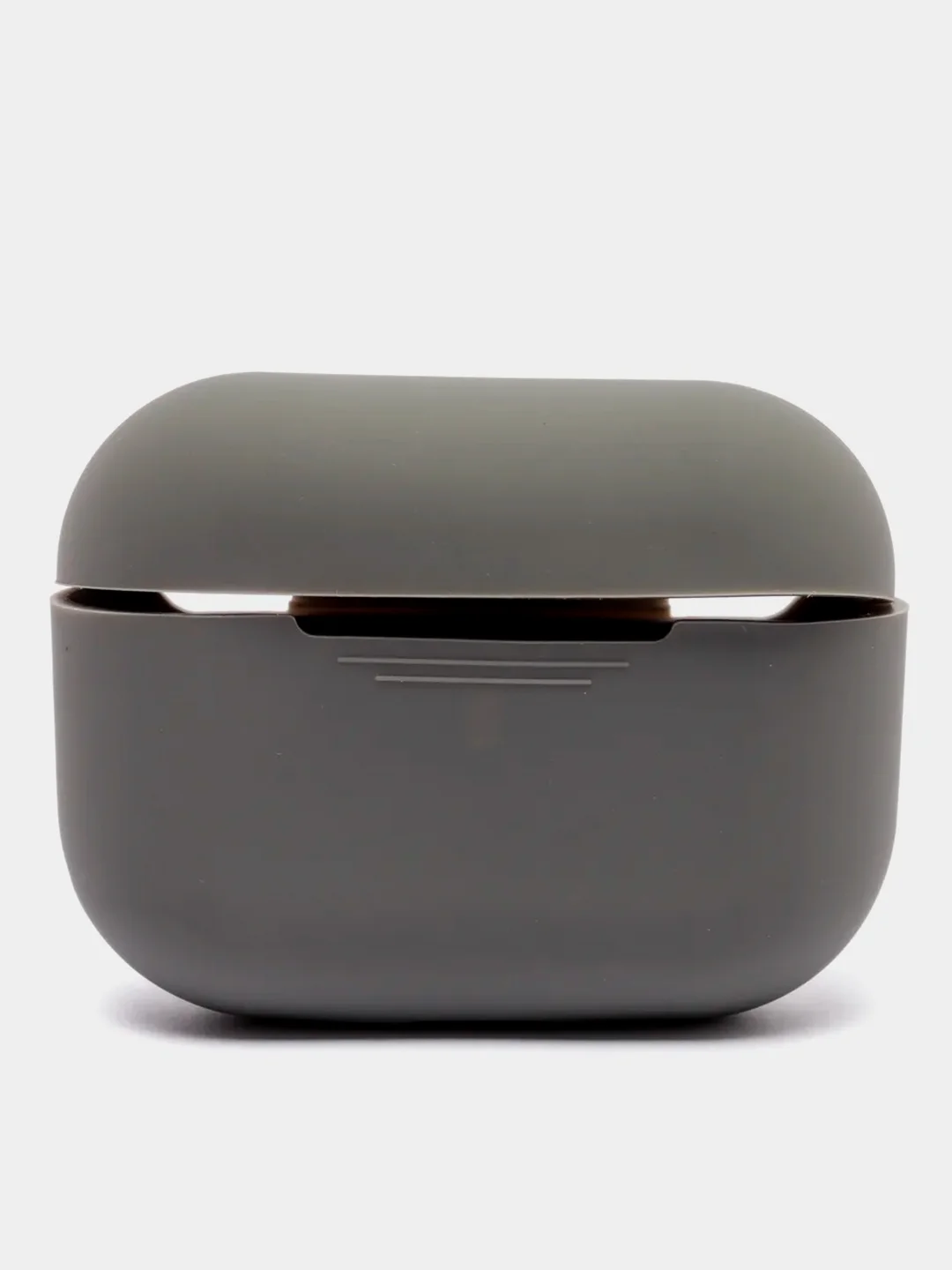 Серый силиконовый чехол для наушников AirPods Pro