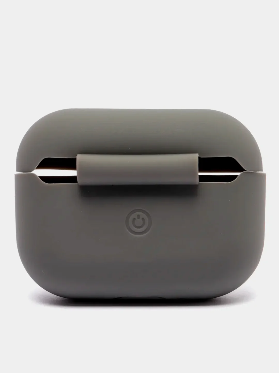 Серый силиконовый чехол для наушников AirPods Pro