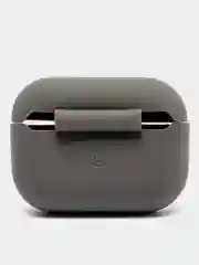 Серый силиконовый чехол для наушников AirPods Pro