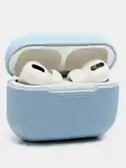 Небесно-голубой силиконовый чехол для наушников AirPods Pro