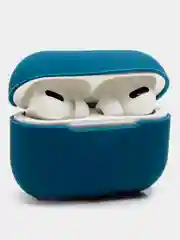 Синий силиконовый чехол для наушников AirPods Pro