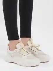 Бежевый женские кроссовки, белые
