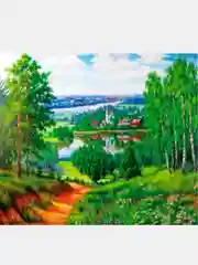 Алмазная мозаика "Природа" 40*50 см на подрамнике