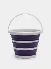 Фиолетовый ведро складное силиконовое, 10 л, 3 цвета