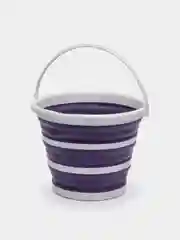 Фиолетовый ведро складное силиконовое, 10 л, 3 цвета