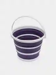 Фиолетовый ведро складное силиконовое, 10 л, 3 цвета