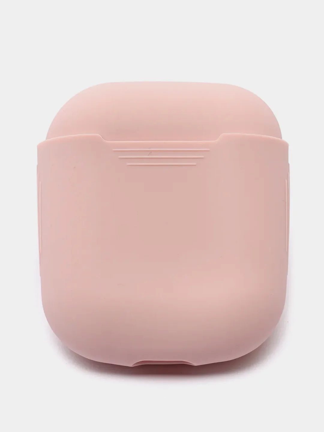 Бежевый меланж силиконовый чехол для Apple AirPods 1 / 2