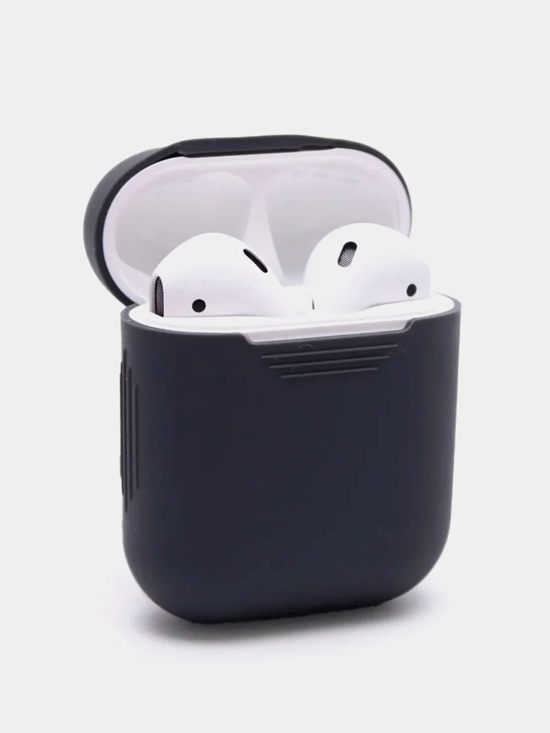 Угольный силиконовый чехол для Apple AirPods 1 / 2