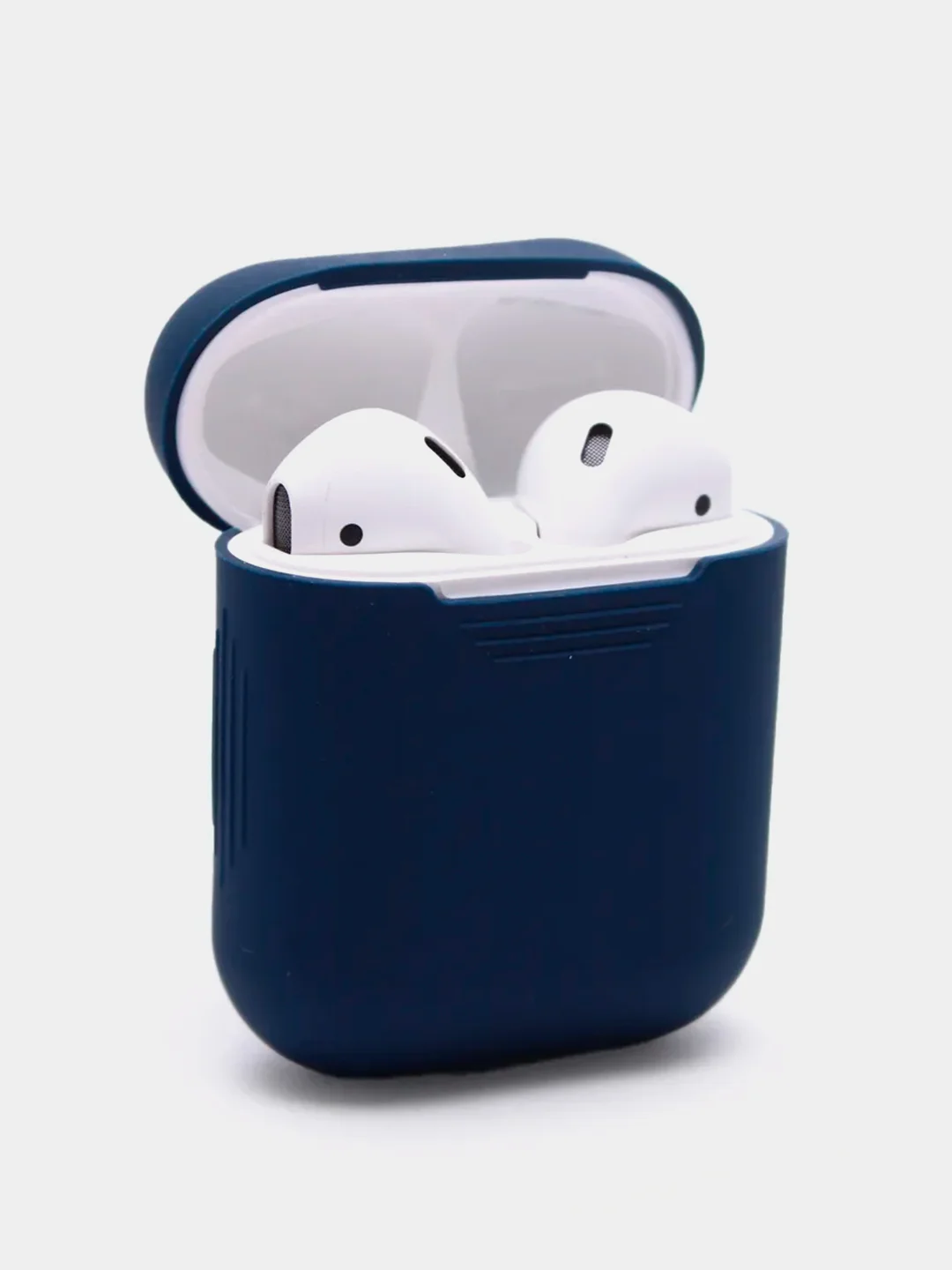 Темно-синий силиконовый чехол для Apple AirPods 1 / 2