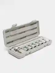 Набор головок 1/2", 8 предметов, 10-19 мм