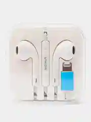 Проводные вакуумные наушники Lightning iPhone 7, 8, X, Xs, 11, 11 PRO, Bluetooth подкл-ие