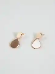 Серьги массивные Fallon jewelry в виде капель, золотистые