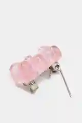 Розовый значок мармеладный мишка Гамми