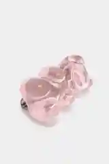 Розовый значок мармеладный мишка Гамми