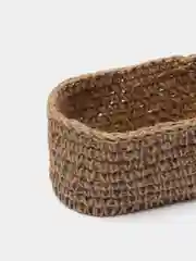 Корзина овальная из джута