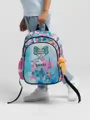 Алый школьный рюкзак