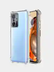 Прозрачный чехол прозрачный с защитой углов и камеры для Xiaomi 11T, Xiaomi 11T Pro