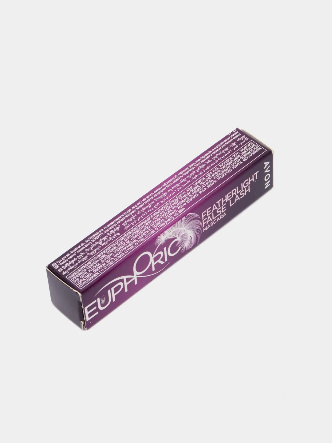 Аметистовый тушь для ресниц AVON Euphoric "Эффект накладных ресниц", 10 мл